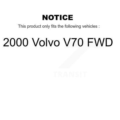 [Avant + Arrière] Kit de biellette de barre stabilisatrice de suspension pour 2000 Volvo V70 FWD KTR-102127