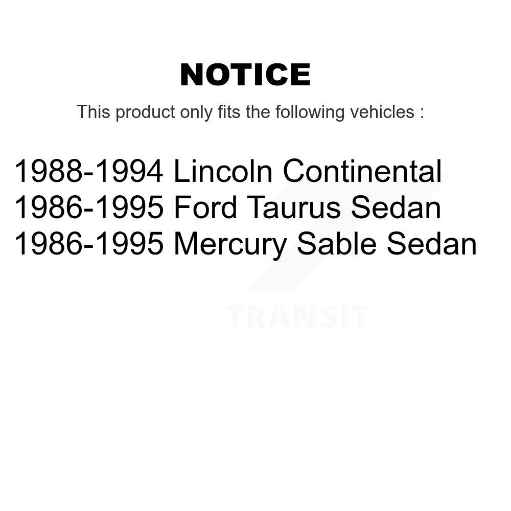 [Avant + Arrière] Kit de biellette de barre stabilisatrice de suspension pour Ford Taurus Mercury Sable Lincoln Continental KTR-102129