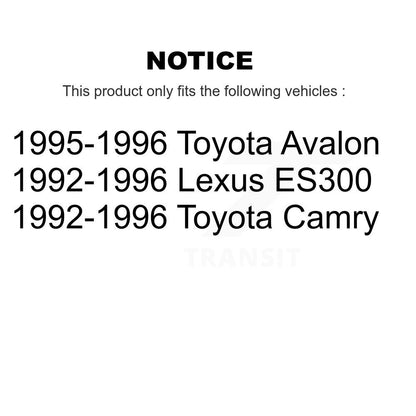 [Avant + Arrière] Kit de biellette de barre stabilisatrice de suspension pour Toyota Camry Avalon Lexus ES300 KTR-102135