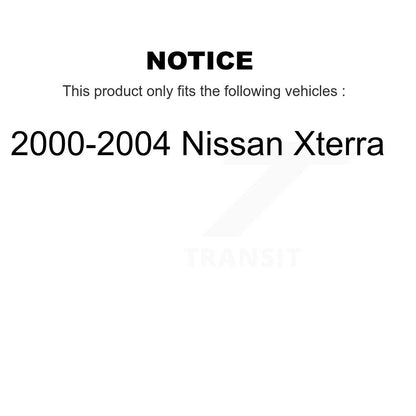 [Avant + Arrière] Kit de biellette de barre stabilisatrice de suspension pour 2000-2004 Nissan Xterra KTR-102144