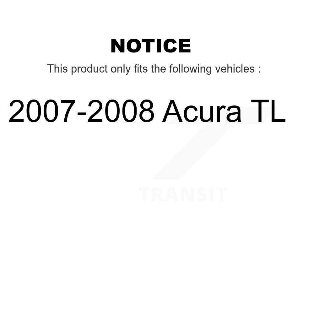 [Avant + Arrière] Kit de biellette de barre stabilisatrice de suspension pour 2007-2008 Acura TL KTR-102154