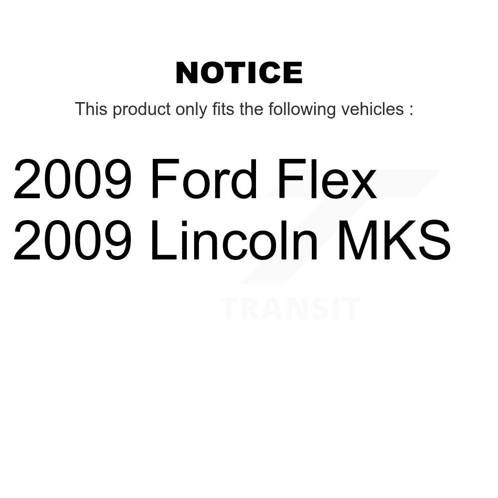 [Avant + Arrière] Kit de biellette de barre stabilisatrice de suspension pour 2009 Ford Flex Lincoln MKS KTR-102170