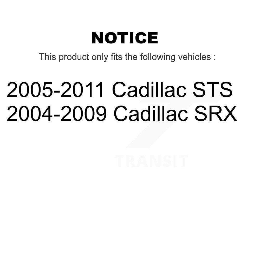 [Avant + Arrière] Kit de biellette de barre stabilisatrice de suspension pour Cadillac SRX STS KTR-102196