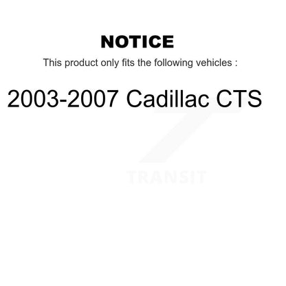 [Avant + Arrière] Kit de biellette de barre stabilisatrice de suspension pour 2003-2007 Cadillac CTS KTR-102215