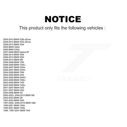 [Bras arrière au moyeu (extérieur inférieur)] Kit de Bague de bras de suspension pour BMW X5 528i 530i 525i 750Li 650i 740iL 540i 535i 745Li 530xi 550i 750i M5 535xi 745i xDrive 645Ci 740i 528xi 545i M6 KTR-102224