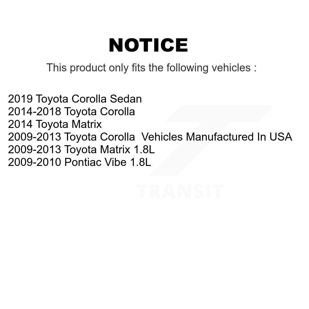 [Avant] Kit de Rotule de suspension pour Toyota Corolla Matrix Pontiac Vibe iM KTR-102298