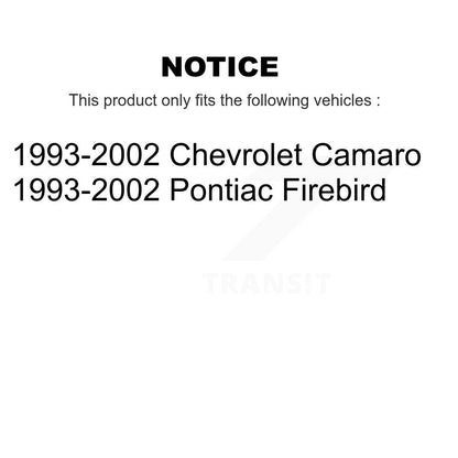 [Avant] Kit de Rotule de suspension pour 1993-2002 Chevrolet Camaro Pontiac Firebird KTR-102350