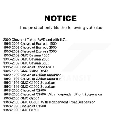 [Avant] Rotule de suspension pour C1500 Chevrolet GMC C2500 C3500 Express 3500 Tahoe KTR-102354