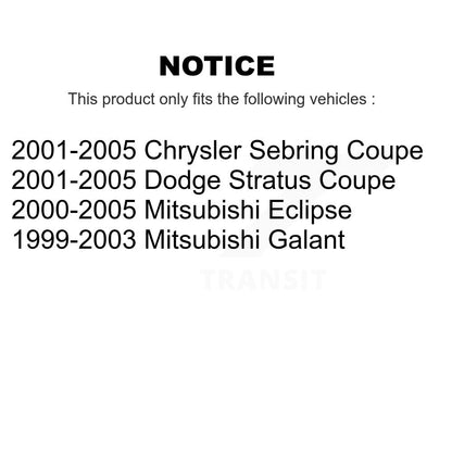 [Avant] Kit de Rotule de suspension pour Mitsubishi Chrysler Sebring Dodge Stratus Eclipse Galant KTR-102378