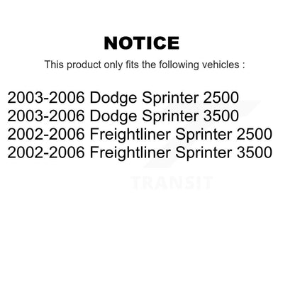 [Avant] Kit de Rotule de suspension pour Sprinter 2500 Freightliner Dodge 3500 KTR-102379