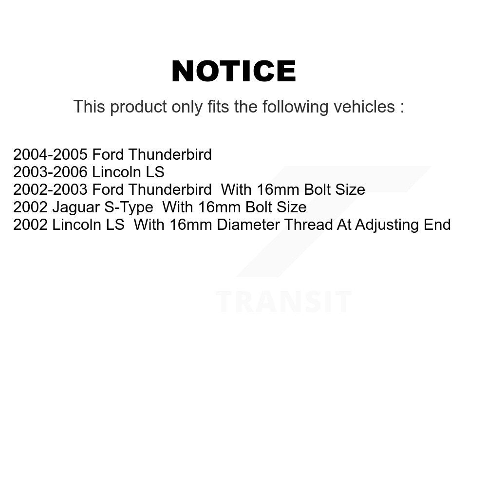 [Avant] Kit de Rotule de suspension pour Lincoln LS Ford Thunderbird Jaguar S-Type KTR-102456