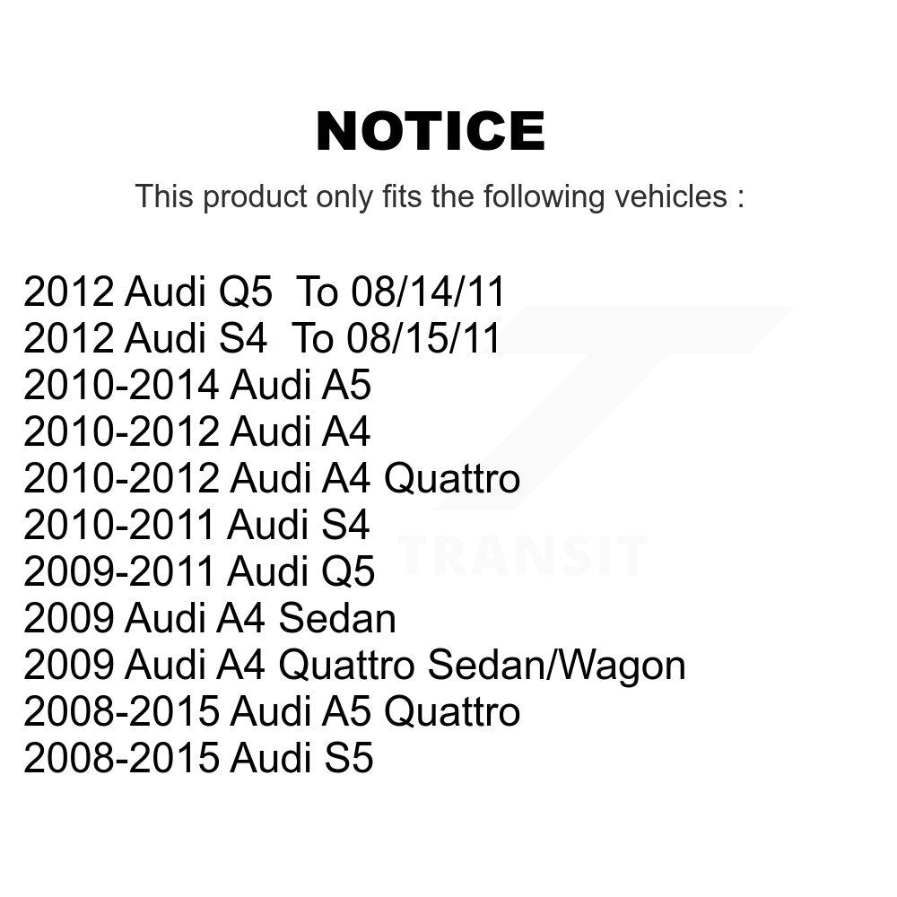 [Avant] Kit de Rotule de suspension pour Audi Q5 A4 Quattro A5 S5 S4 KTR-102471