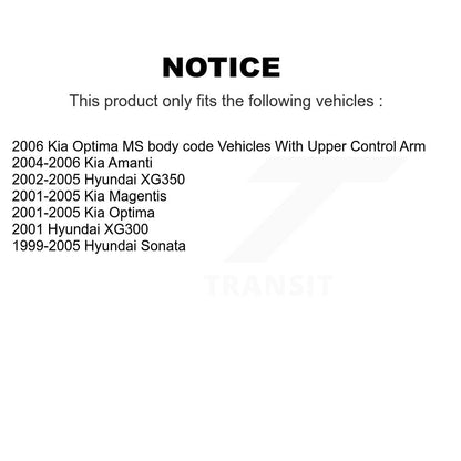 [Avant] Kit de Rotule de suspension pour Hyundai Sonata Kia Optima XG350 Amanti XG300 Magentis KTR-102513