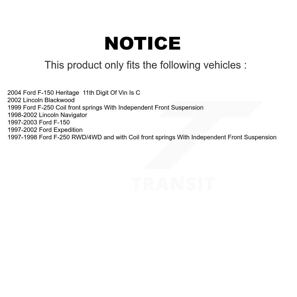 [Avant] Kit de Rotule de suspension pour Ford F-150 Expedition Lincoln Navigator Heritage F-250 Blackwood KTR-102536