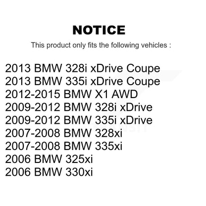 [Avant] Ensemble de bras de suspension et joint à rotule pour BMW 328i xDrive X1 335i 328xi KTR-102608