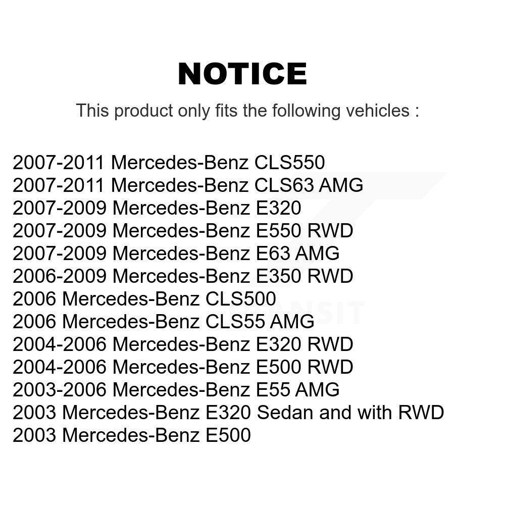 [Avant] Kit d'ensemble de bras de suspension et joint à rotule pour Mercedes-Benz E350 E320 E500 CLS550 CLS500 E550 E55 AMG E63 CLS55 CLS63 KTR-102612