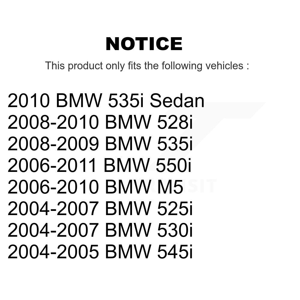 [Avant] Kit d'ensemble de bras de suspension et joint à rotule pour BMW 530i 528i 525i 535i 550i 545i M5 KTR-102615