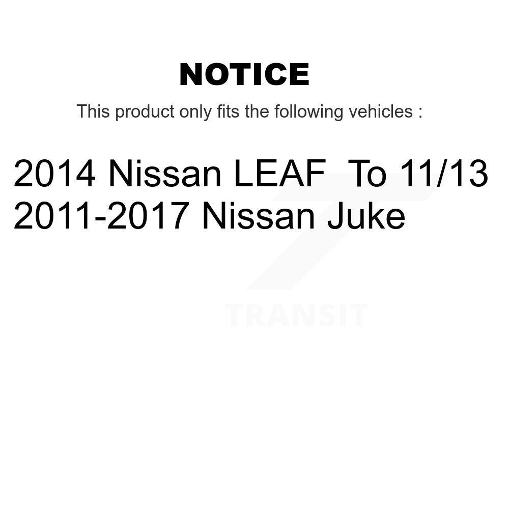 [Avant] Kit d'ensemble de bras de suspension et joint à rotule pour Nissan Juke Leaf LEAF KTR-102664
