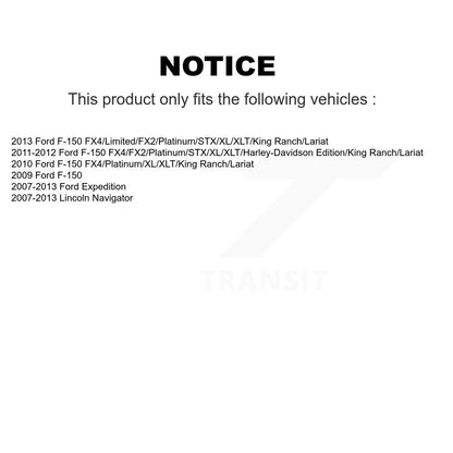 [Avant] Kit d'ensemble de bras de suspension et joint à rotule pour Ford F-150 Expedition Lincoln Navigator KTR-102665