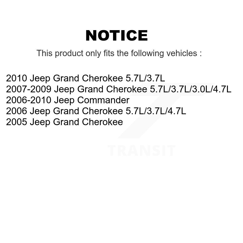 [Avant] Kit d'ensemble de bras de suspension et joint à rotule pour Jeep Grand Cherokee Commander KTR-102668