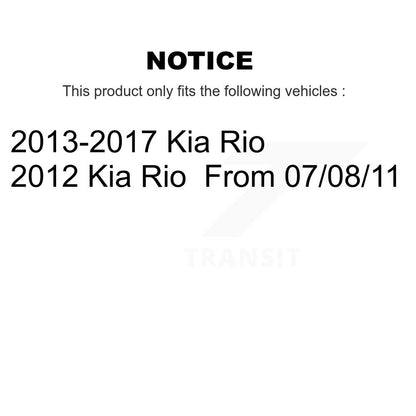 [Avant] Kit d'ensemble de bras de suspension et joint à rotule pour Kia Rio KTR-102678