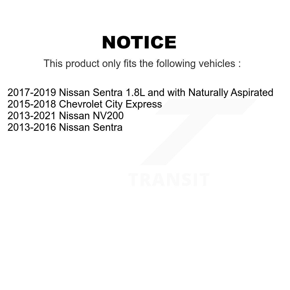 [Avant] Kit d'ensemble de bras de suspension et joint à rotule pour Nissan Sentra NV200 KTR-102686
