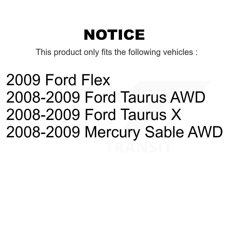 [Avant] Kit d'ensemble de bras de suspension et joint à rotule pour Ford Taurus X Flex Mercury Sable KTR-102725