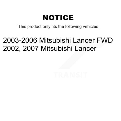 [Avant] Kit d'ensemble de bras de suspension et joint à rotule pour Mitsubishi Lancer KTR-102869