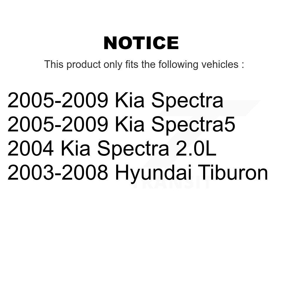 [Avant] Kit d'ensemble de bras de suspension et joint à rotule pour Kia Spectra Hyundai Tiburon Spectra5 KTR-102879