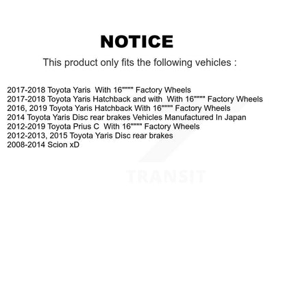 [Avant] Kit d'ensemble de bras de suspension et joint à rotule pour Toyota Yaris Scion xD KTR-102886