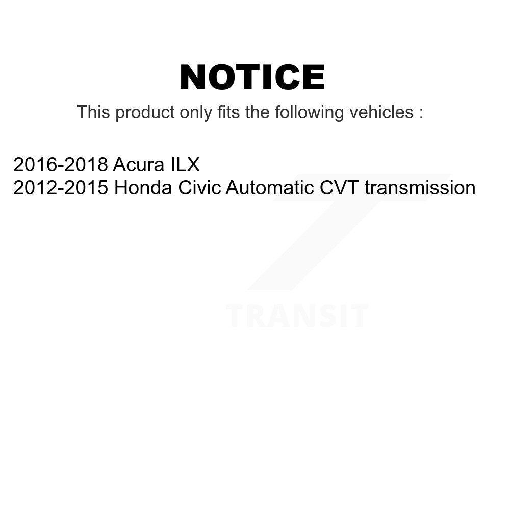 [Inférieur avant vers l'avant] Kit de Bague de bras de suspension pour Honda Civic Acura ILX KTR-102932