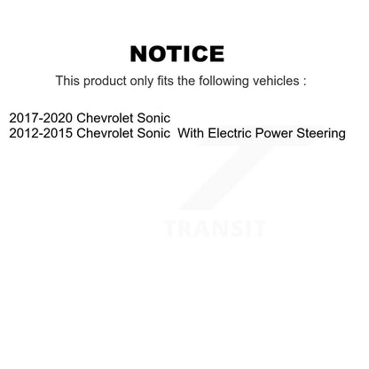 [Avant] Kit d'ensemble de bras de suspension et joint à rotule pour Chevrolet Sonic KTR-102947