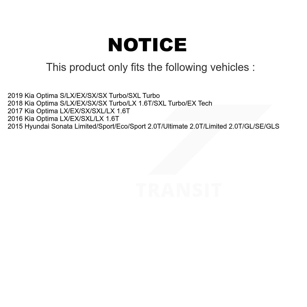 [Avant] Kit d'ensemble de bras de suspension et joint à rotule pour Kia Optima Hyundai Sonata KTR-103084
