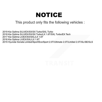 [Avant] Kit d'ensemble de bras de suspension et joint à rotule pour Kia Optima Hyundai Sonata KTR-103084