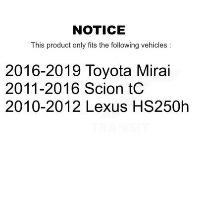 [Avant] Kit de Bras de suspension pour Scion tC Lexus HS250h Toyota Mirai KTR-103103