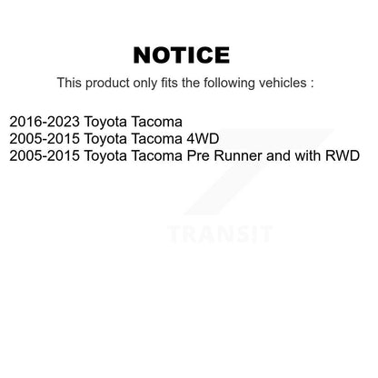 [Avant] Kit d'ensemble de bras de suspension et joint à rotule pour Toyota Tacoma KTR-103161