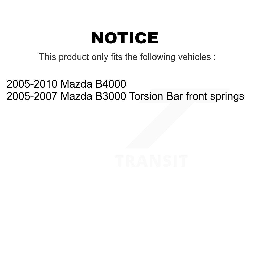 [Avant] Kit d'ensemble de bras de suspension et joint à rotule pour Mazda B3000 B4000 KTR-103183