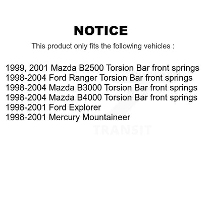 [Avant] Kit d'ensemble de bras de suspension et joint à rotule pour Ford Ranger Explorer Mazda Mercury Mountaineer B3000 B4000 B2500 KTR-103184