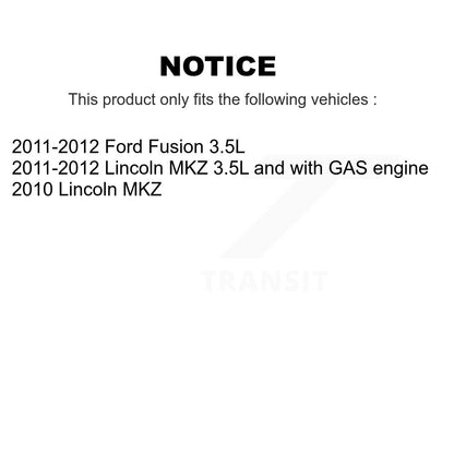 [Avant] Kit d'ensemble de bras de suspension et joint à rotule pour 2011-2012 Ford Fusion 3.5L KTR-103201