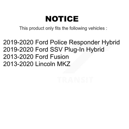 [Avant] Kit d'ensemble de bras de suspension et joint à rotule pour 2013-2018 Ford Fusion Lincoln MKZ KTR-103239