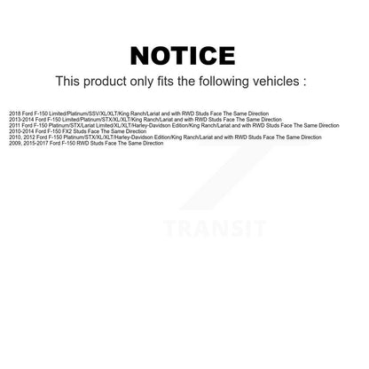 [Avant] Kit de biellette de barre stabilisatrice de suspension pour Ford F-150 Studs Face The Same Direction KTR-103270