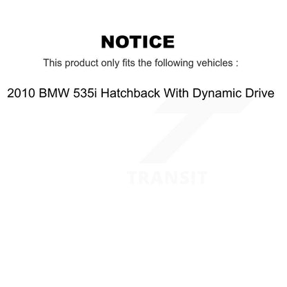 [Avant + Arrière] Kit de biellette de barre stabilisatrice de suspension pour 2010 BMW 535i Hatchback avec Dynamic Drive KTR-103284