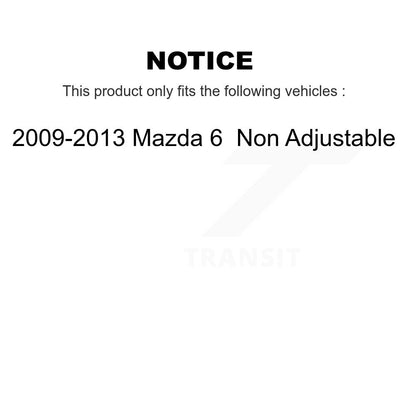 [Avant] Kit d'ensemble de bras de suspension et joint à rotule pour 2009-2013 Mazda 6 Non-Adjustable Type KTR-103328