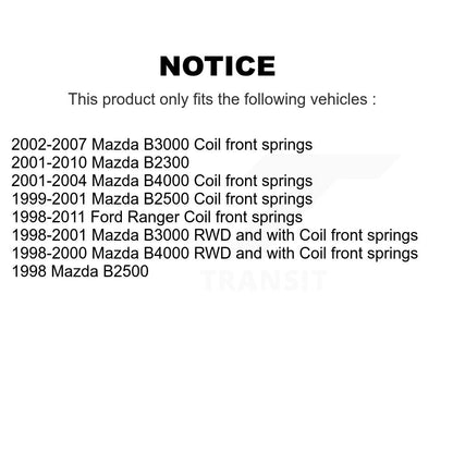 [Avant] Kit d'ensemble de bras de suspension et joint à rotule pour Ford Ranger Mazda B2500 B2300 B3000 B4000 KTR-103377