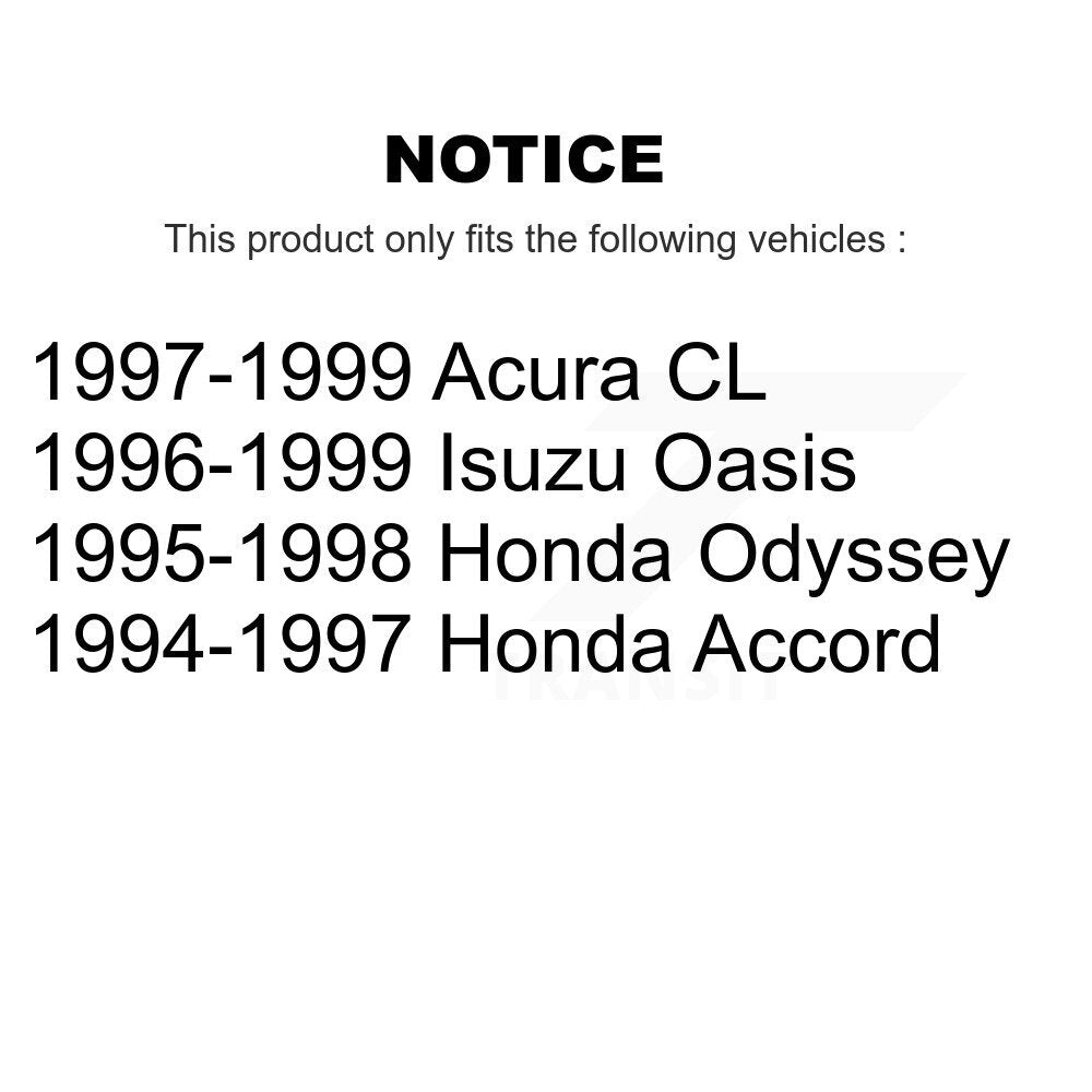 [Avant] Kit d'ensemble de bras de suspension et joint à rotule pour Honda Accord Odyssey Acura CL Isuzu Oasis KTR-103407