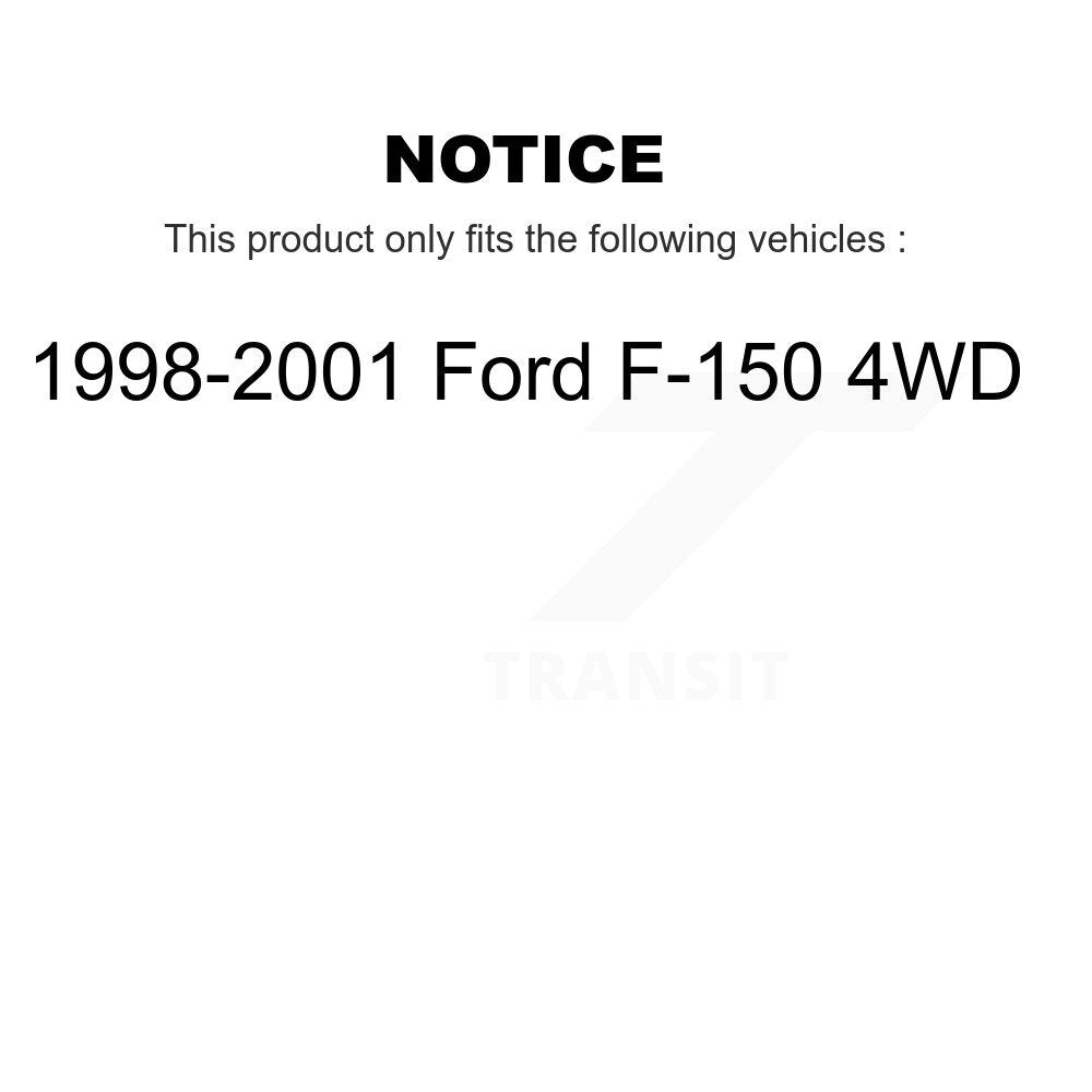 [Avant] Kit d'ensemble de bras de suspension et joint à rotule pour 1998-2001 Ford F-150 4WD KTR-103639