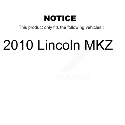 [Avant] Kit d'ensemble de bras de suspension et joint à rotule pour 2010 Lincoln MKZ KTR-103680