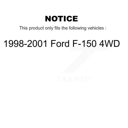 [Avant] Kit d'ensemble de bras de suspension et joint à rotule pour 1998-2001 Ford F-150 4WD KTR-103682