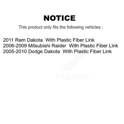[Avant et Arrière] Kit de biellette de barre stabilisatrice de suspension pour Dakota Dodge Ram Mitsubishi Raider KTR-103723