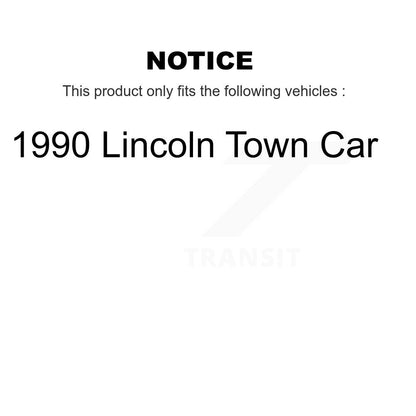 [Avant + Arrière] Kit de biellette de barre stabilisatrice de suspension pour 1990 Lincoln Town Car KTR-103729